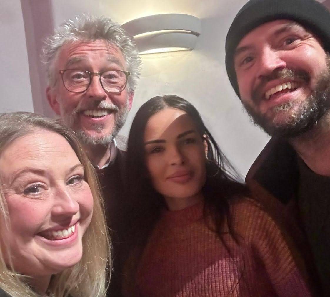 Members of Middleton Branch and GMTU Organiser Dan meet Steve Coogan at the Middleton Mayoral Development Corporation (MDC) event.